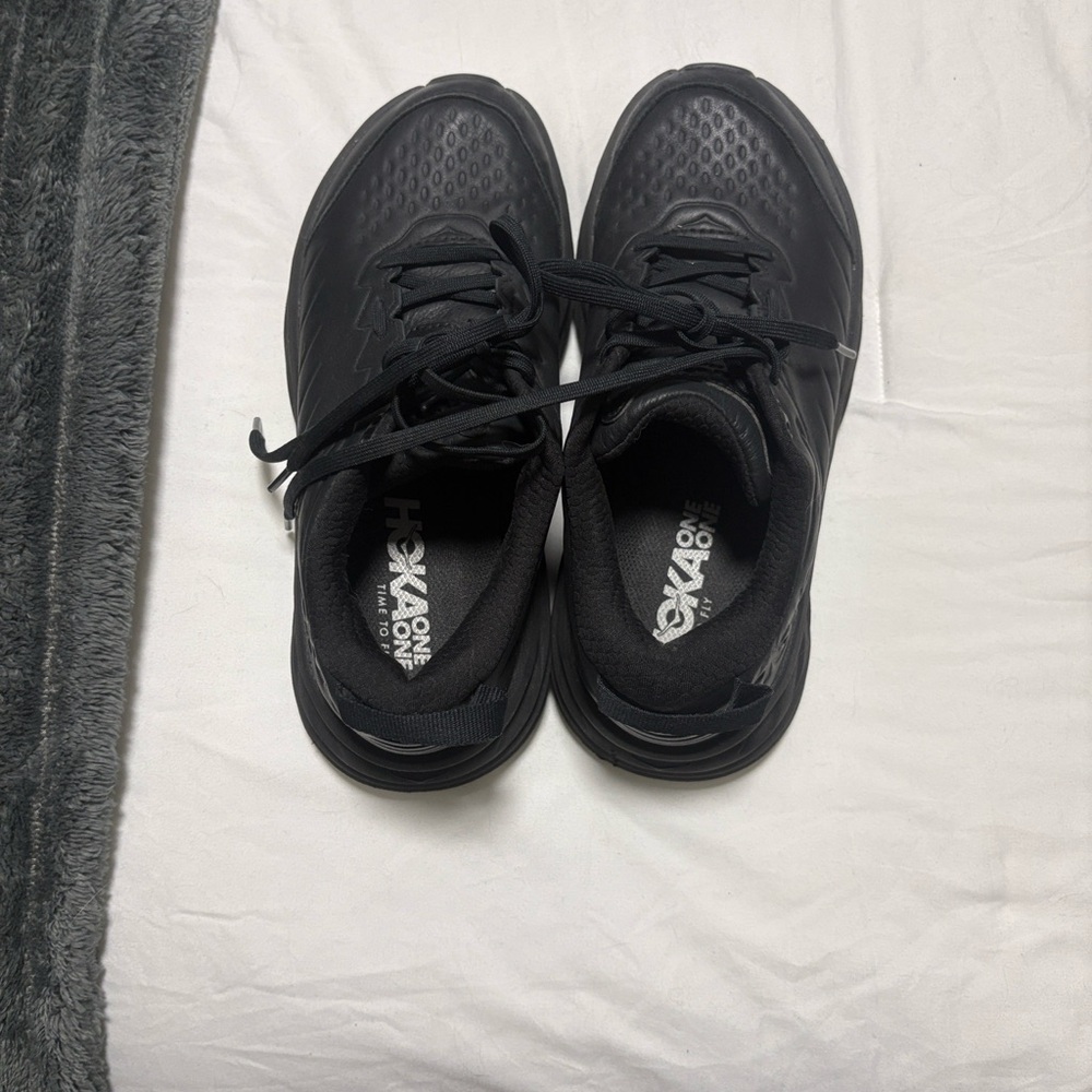 Hoka One One Womens Black Athletic Shoes